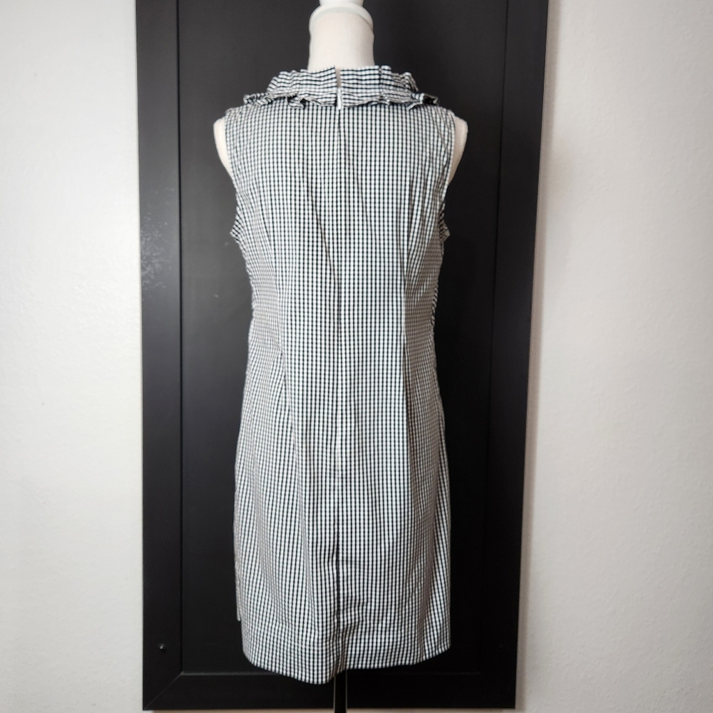 Talbots Gingham Print Shift Dress Size 8 Petite - Picture 5 of 8